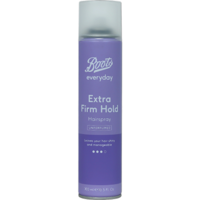 Boots Everyday Extra Firm Hold Mousse Hairspray Lightweight 300 ml image