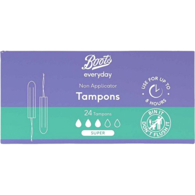 Boots Everyday Non Applicator 24 Tampons Super image