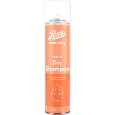 Boots Everyday Tropical Dry Shampoo 200ml image