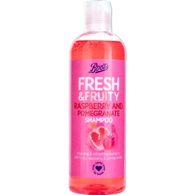Boots Fresh and Fruity Raspberry and Pomegranate Shampoo 500 ml image