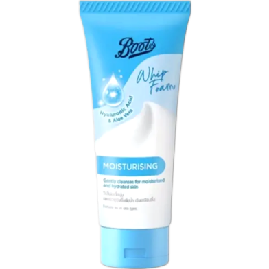 Boots Hyaluronic Acid and Aloe Vera Moisturising Whip Foam 100ml image