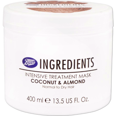 Boots Ingredients Coconut And Almond Intensive Treatment Mask 400ml image