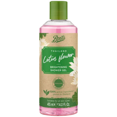 Boots Lotus Flower Brightening Shower Gel 415 ml image