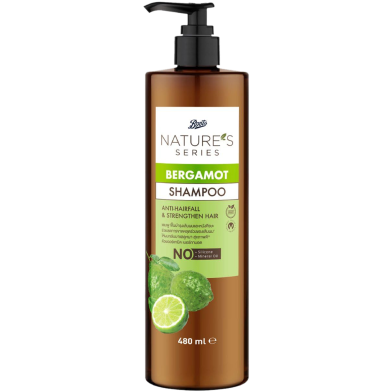 Boots Natures Series Bergamot Shampoo - 480ml image