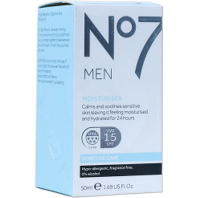 Boots No7 Men Moisturiser UVB SPF15 50ml image