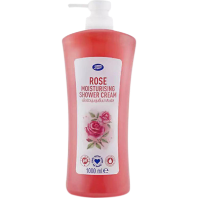 Boots Rose Moisturising Shower Cream Pump 1000 ml image