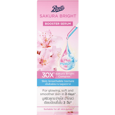 Boots Sakura Bright Booster Serum 30ml image