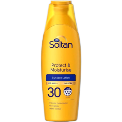 Boots Soltan Protect and Moisturize Suncare Lotion SPF30 200ml image