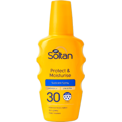 Boots Soltan Protect and Moisturize Suncare Spray SPF30 200ml image