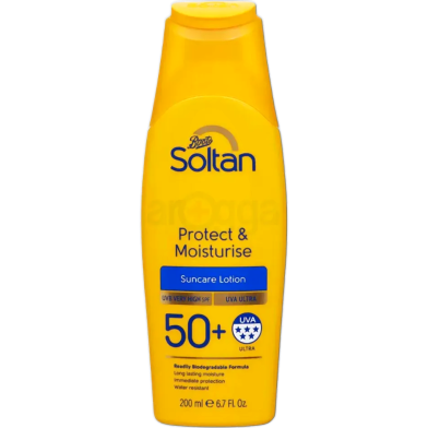 Boots Soltan Protect and Moisturiser Lotion image