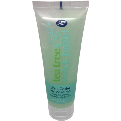 Boots Tea Tree and Witch Hazel Shine Control Day Moisturiser – 75ml image