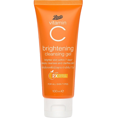 Boots Vitamin C Brightening Cleansing Gel 100ml image