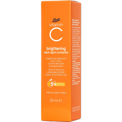 Boots Vitamin C Brightening Dark Spot Corrector 30ml image