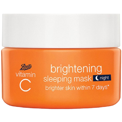 Boots Vitamin C Brightening Sleeping Mask 50ml image