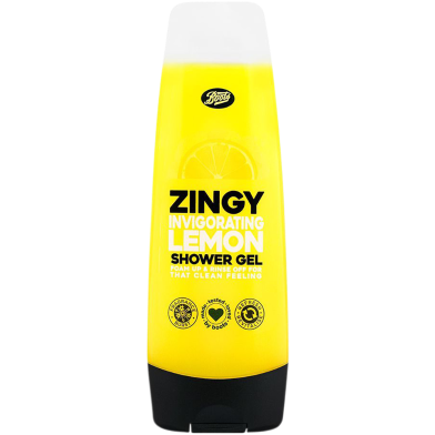 Boots Zingy Invigorating Lemon Shower Gel - 250ml image