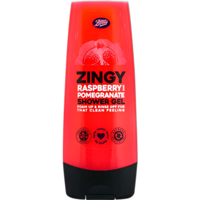Boots Zingy Raspberry And Pomegranate Shower Gel 250ml image