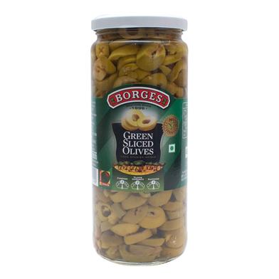 Borges Slice Green Olives 230g image