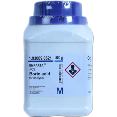 Boric Acid Powder 500gm Merck Indian image