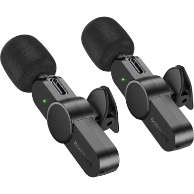 Borofone BFK12 Trophy Lavalier Wireless Digital Microphone Type C image