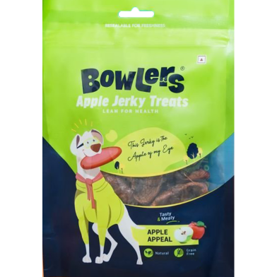 Bowlers Dog Apple Jerky Treats Lean for Health Dog Treat Apple Jerky Treats Lean 70 gm image