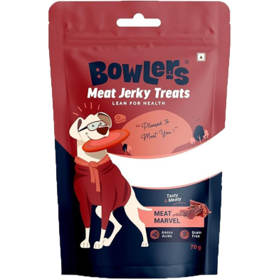Bowlers Dog Meat Jerky Treat Lean for Health Dog Meat Jerky Treats 70 gm image