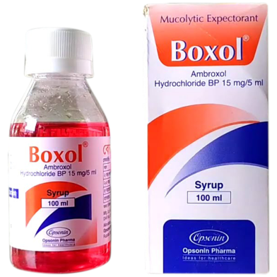 Boxol 15 mg per 5 ml Syrup 100 ml Bottle image