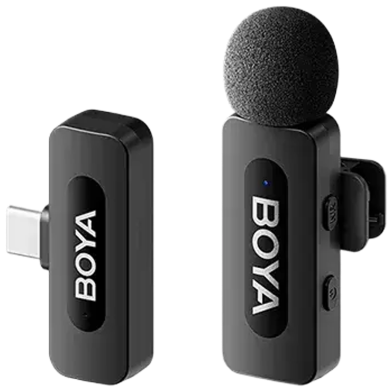 Boya BY-V10 2.0 Ultracompact 2.4GHz Wireless Microphone System for Type-C Device image