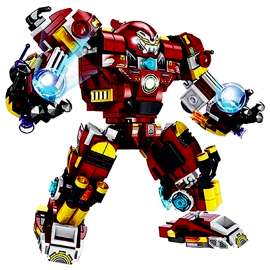 Brain Development Steel Mecha 12 In 1 Building Blocks Toys For Kids- 575Pcs (lego_12in1_633055_575pcs) Multicolor image