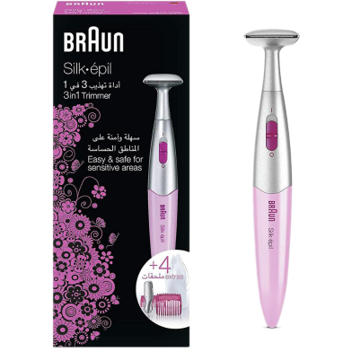 Braun Silk Epil Bikini Styler 3 in 1 Trimmer Hair Removal for Women image