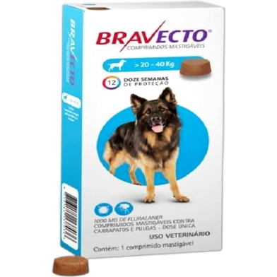 Bravecto Chewable Tablets for Dog (20-40kg)-(Treatment of Tick and Flea Infestations on Dogs) image
