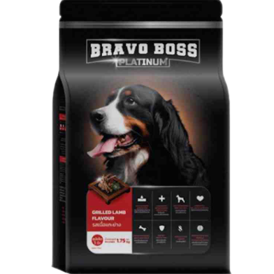 Bravo Boss Platinum Dry Dog Food Grilled Lamb Flavor 1.75 kg image