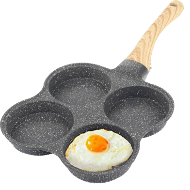 Breakfast Frying Pan, Nonstick Egg Frying Pan, 4-in-1 Nonstick Pan, Cooking Fry Pan for Breakfast image