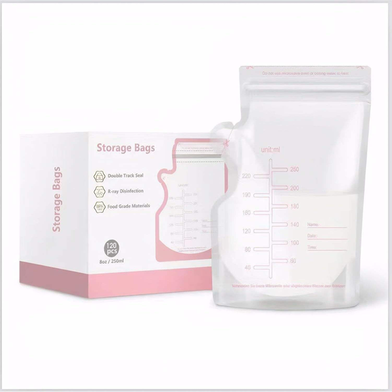Breast Milk Storage Bags Moisture-Proof And Leak-Proof Food Freezer Breast Milk Storage Bags 200 ml 10 Pcs Slide 4