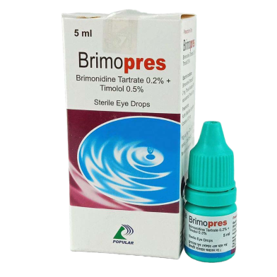 Brimopres 0.2 Percent, 0.5 Percent Ophthalmic Solution 5 ml drop image