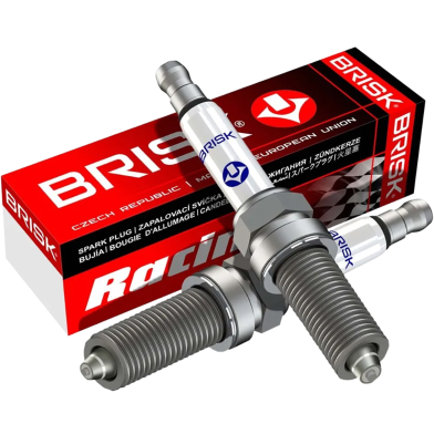 Brisk Ar12zs Multispark Premium Spark Plug For High End Motorcycle Long Thread 19 X 16 Mm 1 Piece image