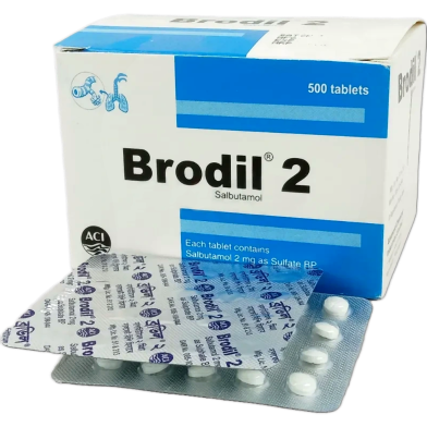 Brodil 2 Mg Tablet 20'S Strip image