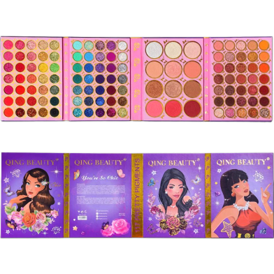 Bronze Girl Big Eyeshadow Palette Makeup Gift Sets 117 Colors Makeup Kit Matte Shimmer Eye Shadow image