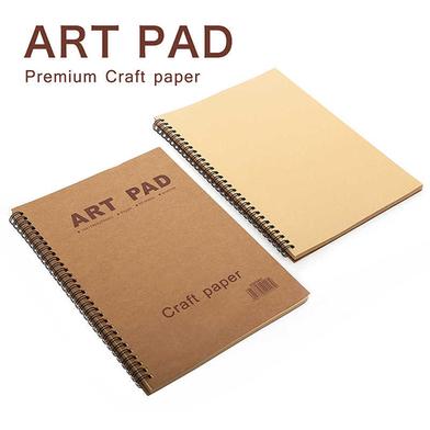 Brown Craft Paper Art Pad- A4 image