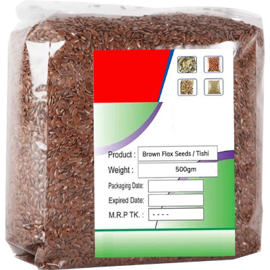 Brown Flax Seed (Tishi) - 500 gm image