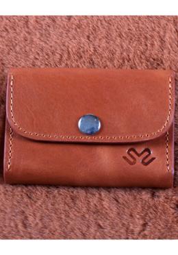 Brown Leather Card Holder SB-W121 image
