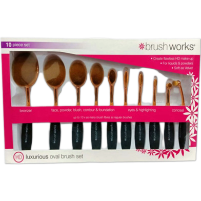 Brush Works Luxurious Oval Brush Set image