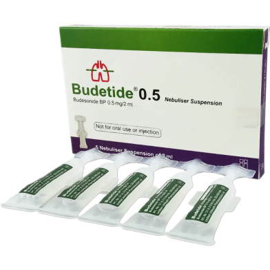 Budetide 0.5 mg/2 ml Nebuliser Suspension 2 ml Ampoule image
