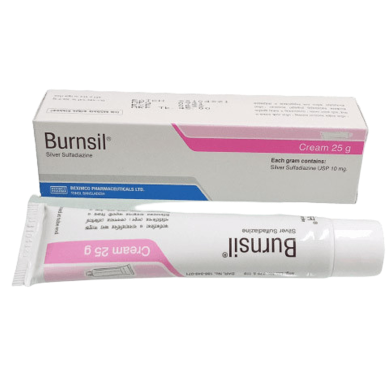 Burnsil 1 Percent Cream 25 gm tube image