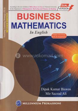 Business Mathematics In English (Management , Marketing, Finance and Banking Department - Hon's 1st Year 