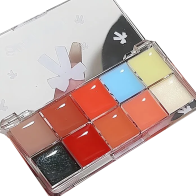 Butterflies Shape Water Gloss Lipstick Watermelon Juice Jelly Solid Lip Gloss image