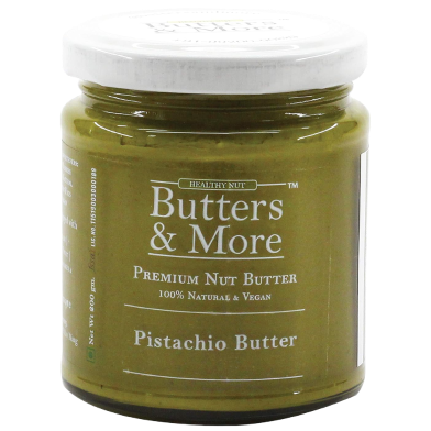 Butters And More Vegan Natural Pistachio Butter 200 gm image