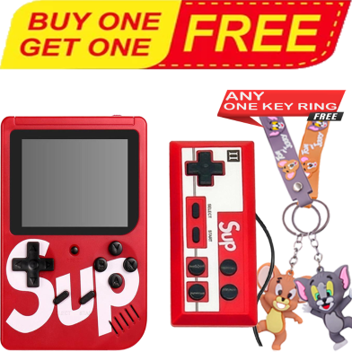 Buy SUP Double Controller Game Console With Tom and Jerry Random Key Ring (Any One) FREE image
