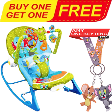 Buy iBaby Infant to Toddler Multifunctional Rocker With Tom and Jerry Random Key Ring (Any One) FREE image