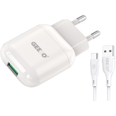 Geeoo C15 15W Type-C Charger Set image