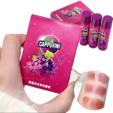 CAPPUVINI Grape Moisturizing Lip Balm Set-B image